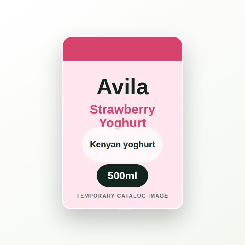 Avila Strawberry Yoghurt (500ml)